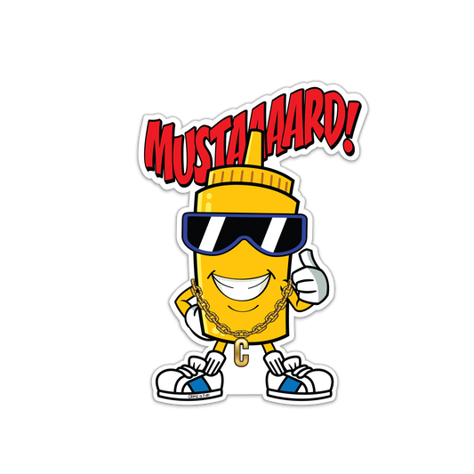 On The Beat Die Cut Sticker