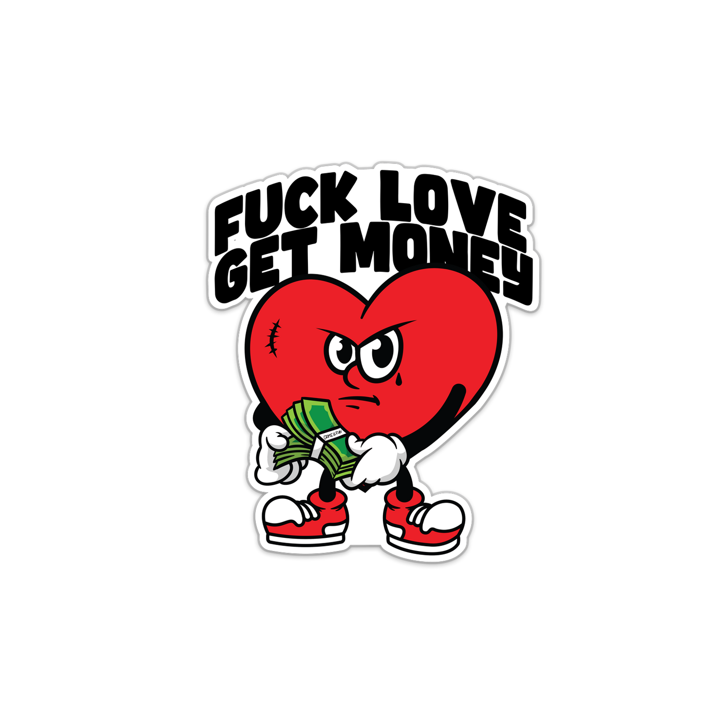 Get Money Die Cut Sticker